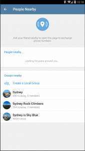 ویژگی جدید تلگرام افراد نزدیک خود را میتوانید پیدا کنید 