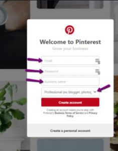 آموزش گام به گام ایجاد اکانت و تبدیل حساب کاربری به تجاری در پینترست