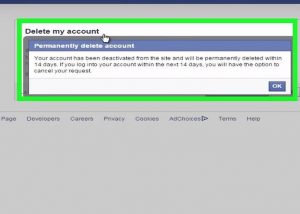 فیسبوک: آموزش حذف اکانت فیسبوک به طور کامل و دائم (delete account facebook)