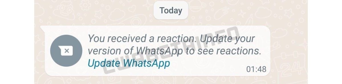 واتساپ :اضافه شدن قابلیت ارائه واکنش به پیام در آینده به واتساپ